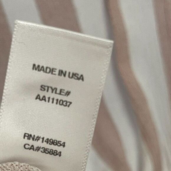 Sadie & Sage Stripe Wrap Front V-Neck Crossover Bell Sleeve Blouse Top - Picture 8 of 8